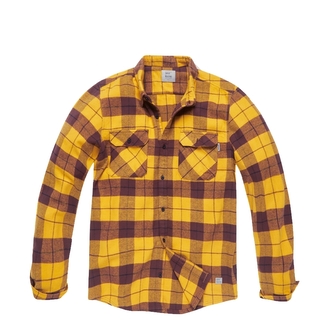 Košile Vintage Industries Sem Flannel - žlutá, XXL