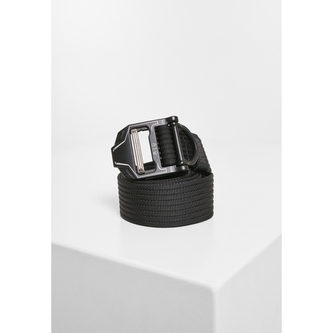 Opasek textilní Urban Classics Tech Buckle Belt - černý, S/M