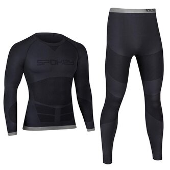 Spokey DRY HI OPTIMA SET Pánské termoprádlo, černé, vel. L/XL