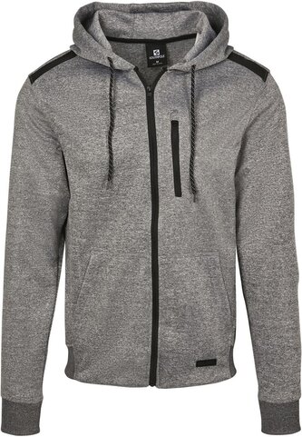 Mikina s kapucí Southpole Marled Tech Fleece - světle šedá, S