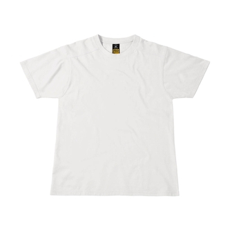 Pracovní triko B&C Pro Perfect Pro - bílé, 3XL
