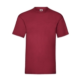 Triko Fruit of the Loom Value Weight - tmavě červené, XXL