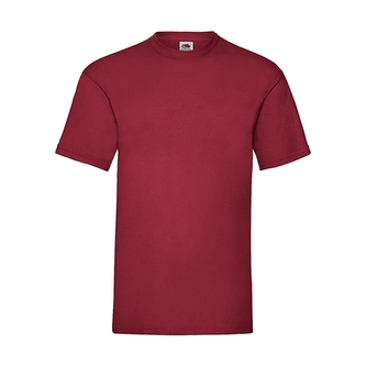 Triko Fruit of the Loom Value Weight - tmavě červené, XXL