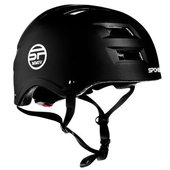 Spokey NINJA Juniorská cyklistická BMX přilba, 53-55 cm, černá