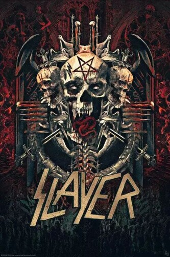 Plakát, Obraz - Slayer - Skullagramm, 61 × 91.5 cm