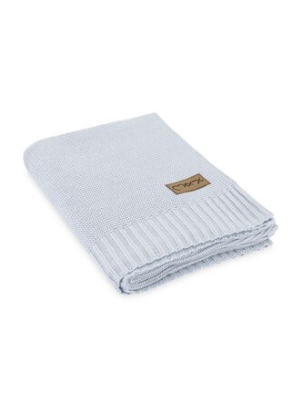 Dětská pletená deka MoMi HUG šedá