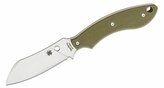 Spyderco FB50GPOD Stok OD Green Drop Point všestranný nôž 7,5 cm, zelená, G10, puzdro