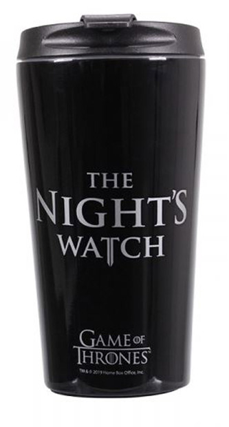 Nerezový cestovní hrnek Game Of Thrones:Night's Watch - Noční hlídka (objem 300 ml)
