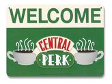 Dekorační cedule na zeď Friends|Přátelé: Vítejte v Central Perku (15 x 21 cm)