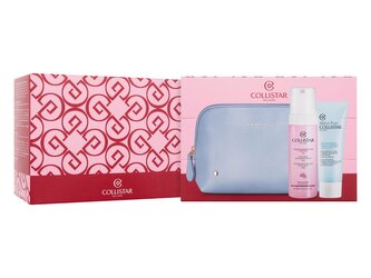 Collistar Soothing Cleansing Foam čisticí pěna Soothing Cleansing Foam 180 ml + pleťová maska Hyaluronic Acid & Madecassoside Cica-Mask 75 ml + kosmetická taštička The Bridge