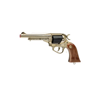 Villa kapslíková pistole Nevada kovová zlatá
