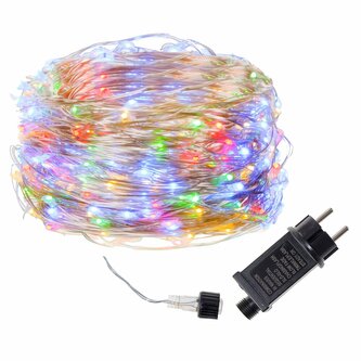 LED řetěz Nano - 20m, 200LED, 8 funkcí, IP44, multicolor LED řetěz Nano - 20m, 200LED, 8 funkcí, IP44, multicolor