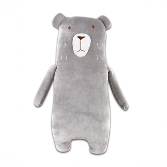Svitap Polštářek mikrospandex Medvěd šedý 53 cm