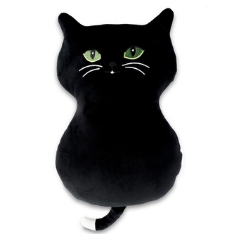 Svitap Polštářek mikrospandex Kočka černá 32 cm