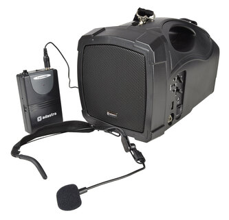 Adastra H25B, přenosný zvukový systém FM/BT/VHF, 25W