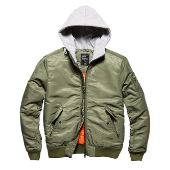 Bunda Vintage Industries Westend - olivová, L