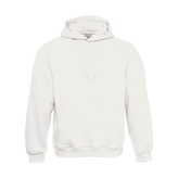 Mikina B&C Standard Hooded - bílá, S