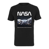 Triko Mister Tee NASA Astronaut Hands - černé, S