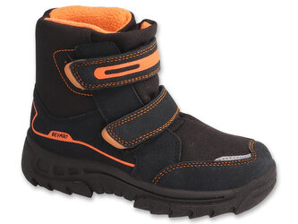 615X006 615Y006 - vysoké zimní Befado, černo-oranžové 615YX006_36