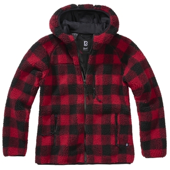 Mikina dámská Brandit Ladies Teddyfleecejacket - červená-černá, XXL Mikina dámská Brandit Ladies Teddyfleecejacket - červená-černá, XXL
