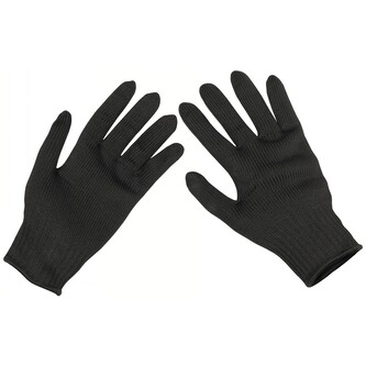 Rukavice MFH Security s nápletem - černé, XXL/3XL