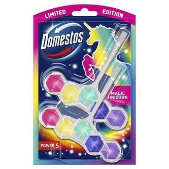 WC blok "Power 5", unicorn, 2x 50 g, DOMESTOS 64393708/68253063