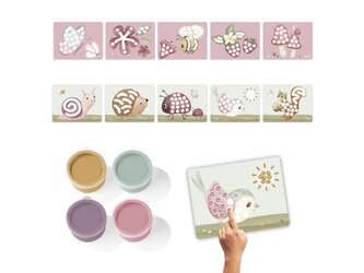 Kreativní sada malování prsty Fairy Garden