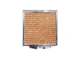 131 MAGNUM kosmetické zrcatko - niklová povrchová úprava, krystaly