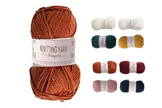 Polyesterová příze 50 g, 100 m - Oranžová