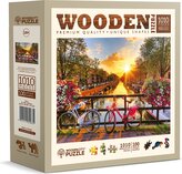 WOODEN CITY Dřevěné puzzle Amsterdamská kola 1010 dílků