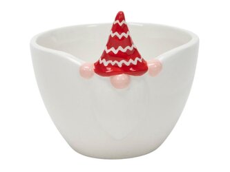 MISKA SE SKŘÍTKEM 7X10 CM, BÍLÁ