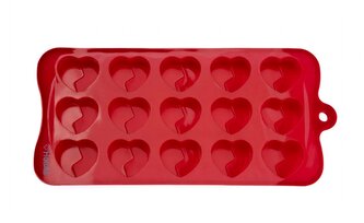 Silikonová forma | EASY BAKE | na srdíčkovou čokoládu | 21x10,5 cm | 707049