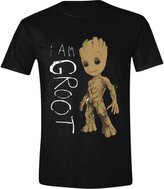 Dámské tričko Guardians Of The Galaxy 2|Strážci Galaxie 2: I Am Groot Scribbles (S) černé