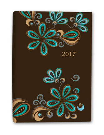 Diář A5 Flower denní 2017