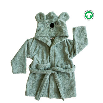 Dětský froté župan s kapucí z organické bavlny koala Roommate 1-2 roky