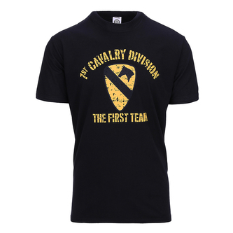 Tričko Fostex 1st Cavalry Division - černé, L