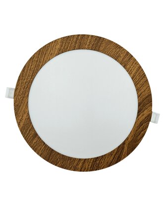 TR-147 LED panel 18W 1512lm 4200K dekor dřevo - kruhový vestavný Trixline