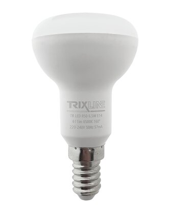 LED žárovka Trixline 6,5W 611lm E14 R50 studená bílá
