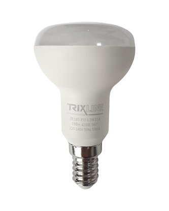 LED žárovka Trixline 6,5W 598lm E14 R50 neutrální bílá