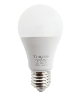 LED žárovka Trixline 10W 920lm E27 A60 neutrální bílá