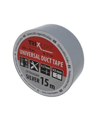 Univerzální páska TR-IT 150 stříbrná 15m, 0,27mm TRIXLINE
