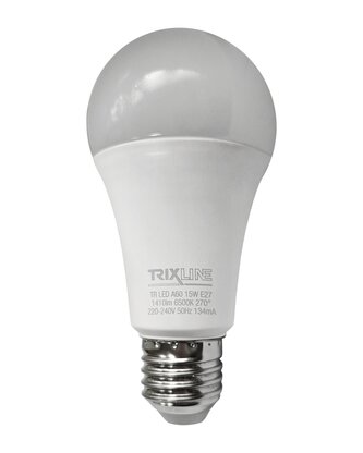 LED žárovka 15W 1410lm A60 E27 6500K TRIXLINE