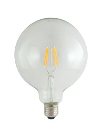 Dekorační LED žárovka FILAMENT Trixline G125, 4W E27 teplá bílá