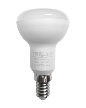 LED žárovka Trixline 5W 450lm E14 R50 teplá bílá