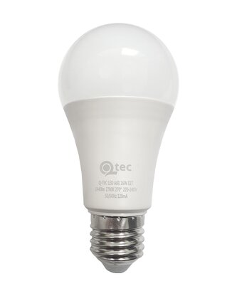 LED žárovka Qtec 16W 1440lm A60 E27 2700K