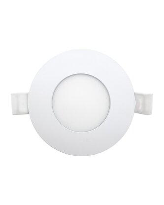 LED panel Qtec Q-217C 3W, kruhový vestavný 4200K