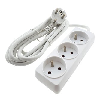 Prodlužovací přívod 3 zásuvky, 3m, TR 706 F