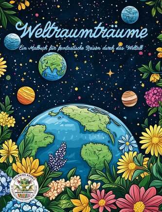 Weltraumträume - Ein Malbuch für fantastische Reisen durch das Weltall
