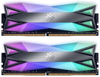 ADATA XPG SPECTRIX D60G 16GB DDR4 3200MHz / DIMM / CL16 / RGB / wolframová /  KIT 2x 8GB