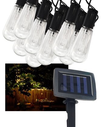 TR-591 Dekorativní 10x LED venkovní solární řetěz 2m IP44 Trixline